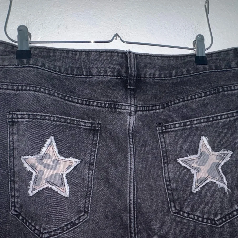 Y2K Star Pockets Wide Leg Denim ⭐️